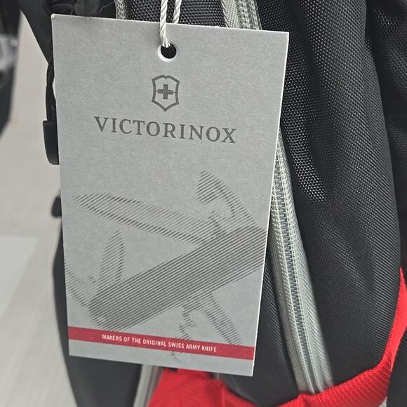 NEW Victorinox QT Quik Trip 60 Years Anniversary Black and Red Backpack - Picture 3 of 12